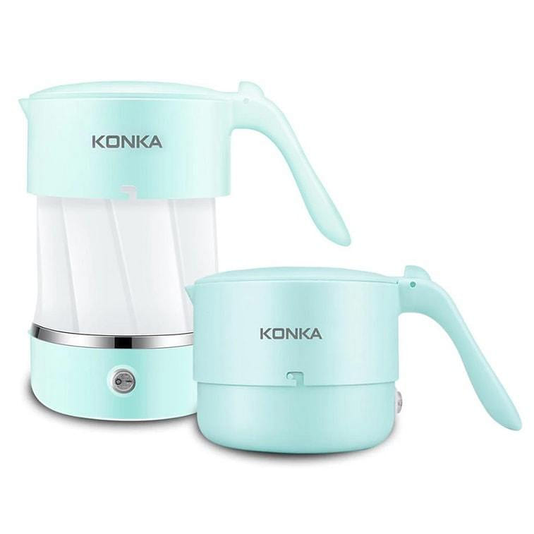 KONKA Travel Foldable Electric Kettle 500ML Blue 500 ml(ミリリットル)