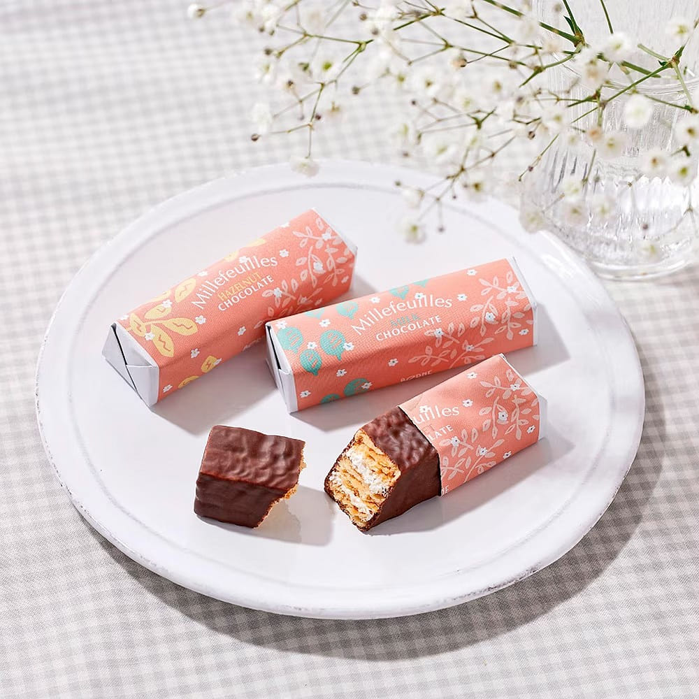 [Hokkaido Post] Berne milfeuille cream chocolate Cookie gift box three flavors 1 box
