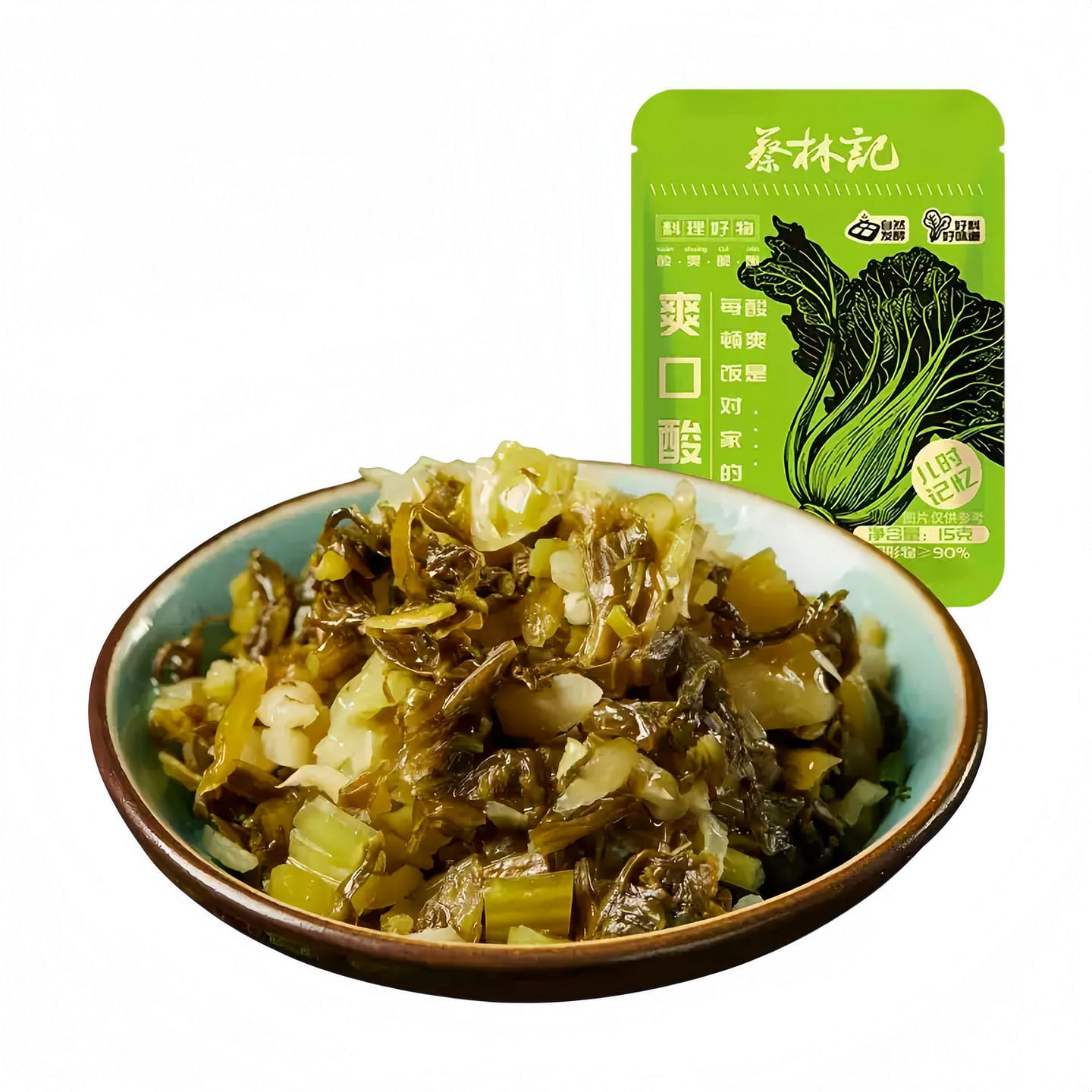 Cai Lin Ji Crispy Pickled Vegetables 15g*10 packs 150 g