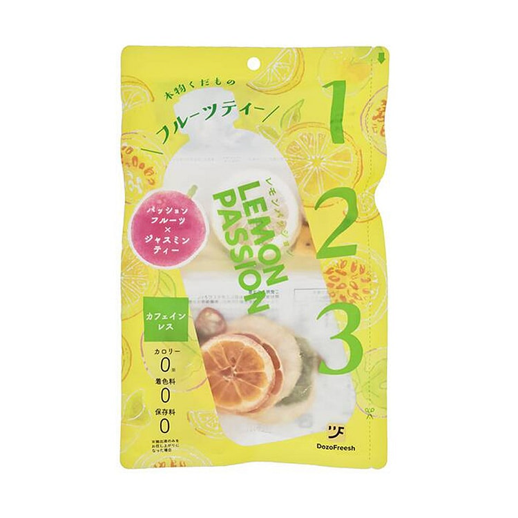 DozoFreesh百香果 柠檬 茉莉花茶3种口味 1 份