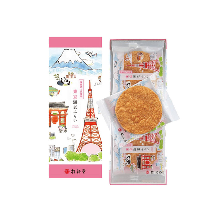 桂新堂 东京风味炸虾脆虾片 10袋 1 份