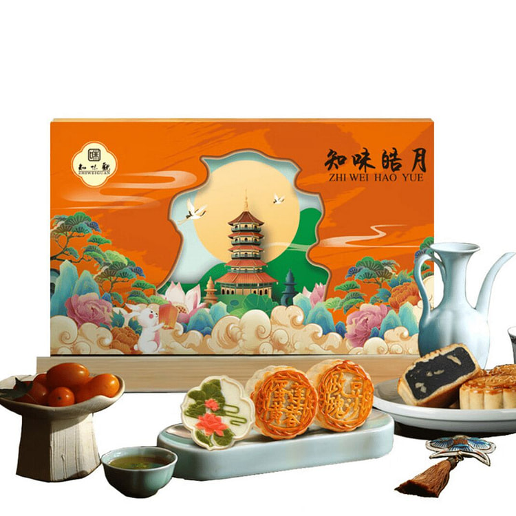 知味观中秋月饼礼盒知味皓月540g