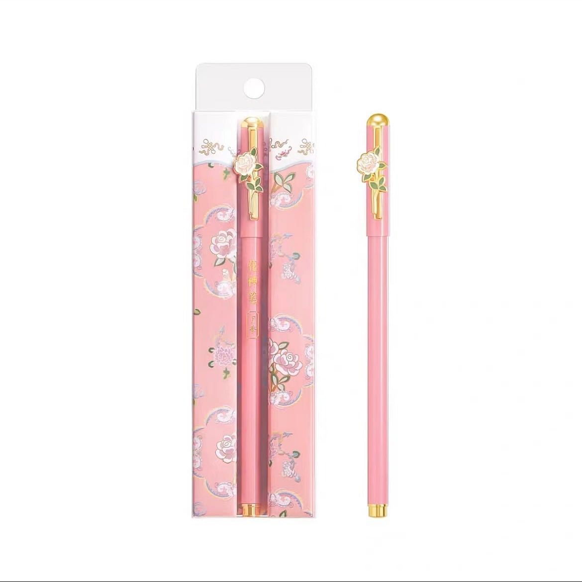 Chinese rose signature pen 1 count