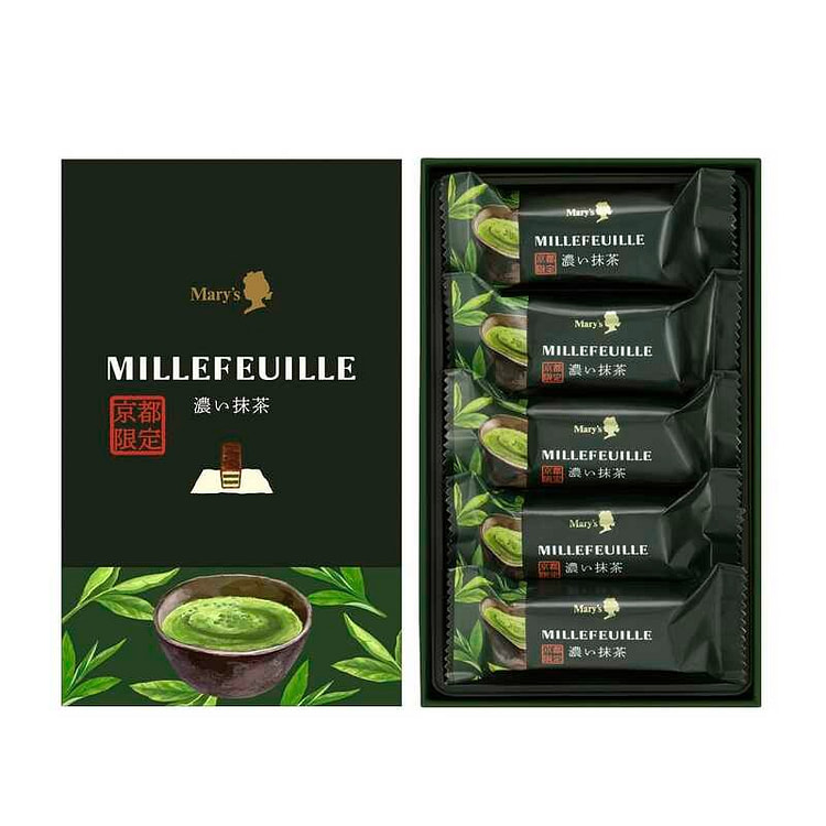 Mary's Matcha Thousand Layer Puff Pastry 5 pcs