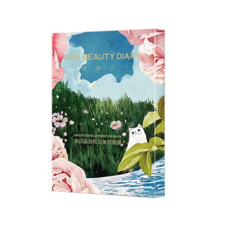 Fan Beauty 美白晶透粉润美肌面膜 5片入