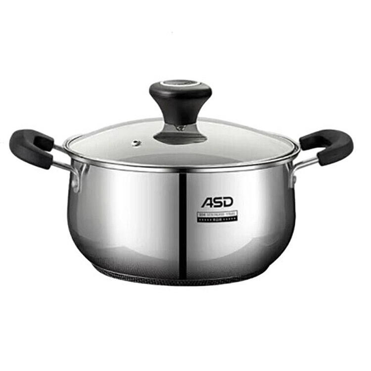 ASD 24cm Thickened  Soup Pot 304 Stainless Steel