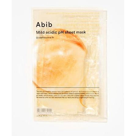 Abib Mild acidic pH sheet mask Glutathiosome Fit 1 each