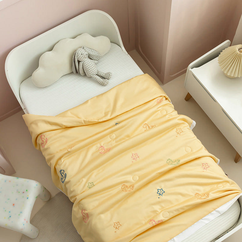 CuddleZoo Cooling Quilt Yellow Seahorse 150×200 2000 g