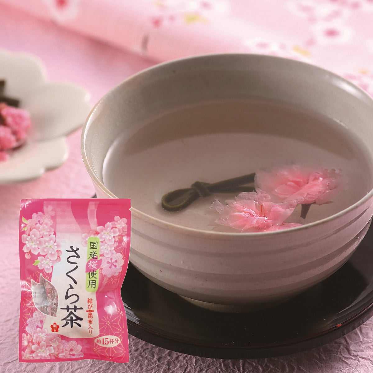 Chikiriya - Sakura Tea with Kombu Sticks 25 g