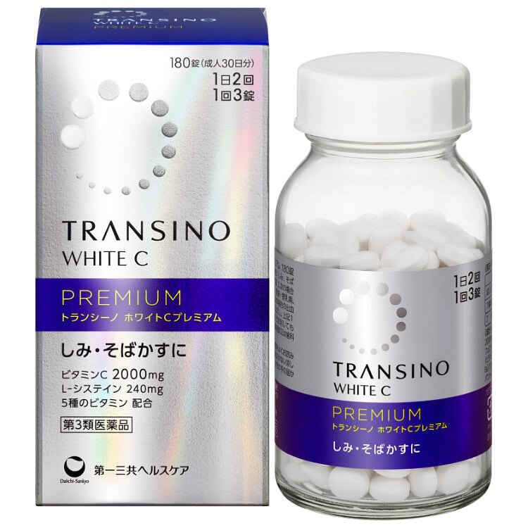 Transino White C Premium 180 tablets 1 bottle