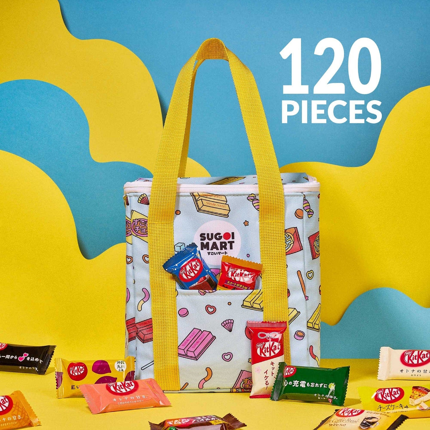 Japan Kit Kat Variety Pack (120 Pcs) by Sugoi Mart 1 each