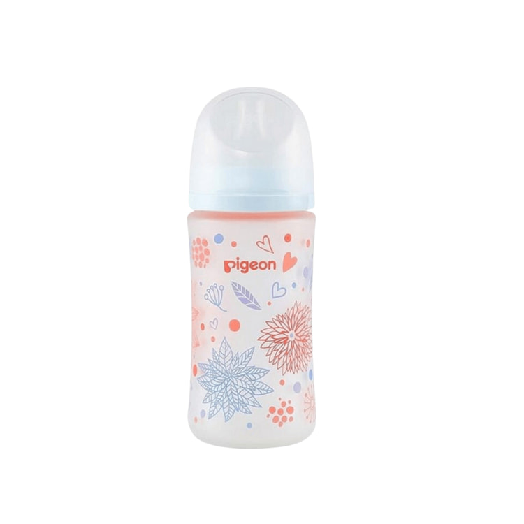 Pigeon Silicone Flowers Coating Bottle 240ml