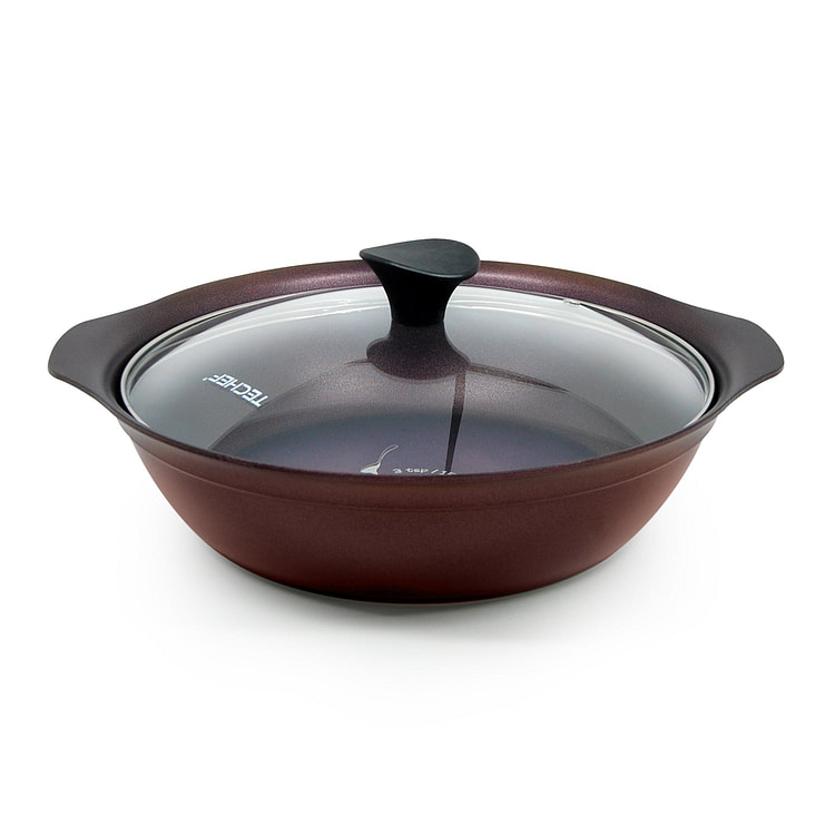 TECHEF - Soup Pot With Glass Lid 3.7-quart