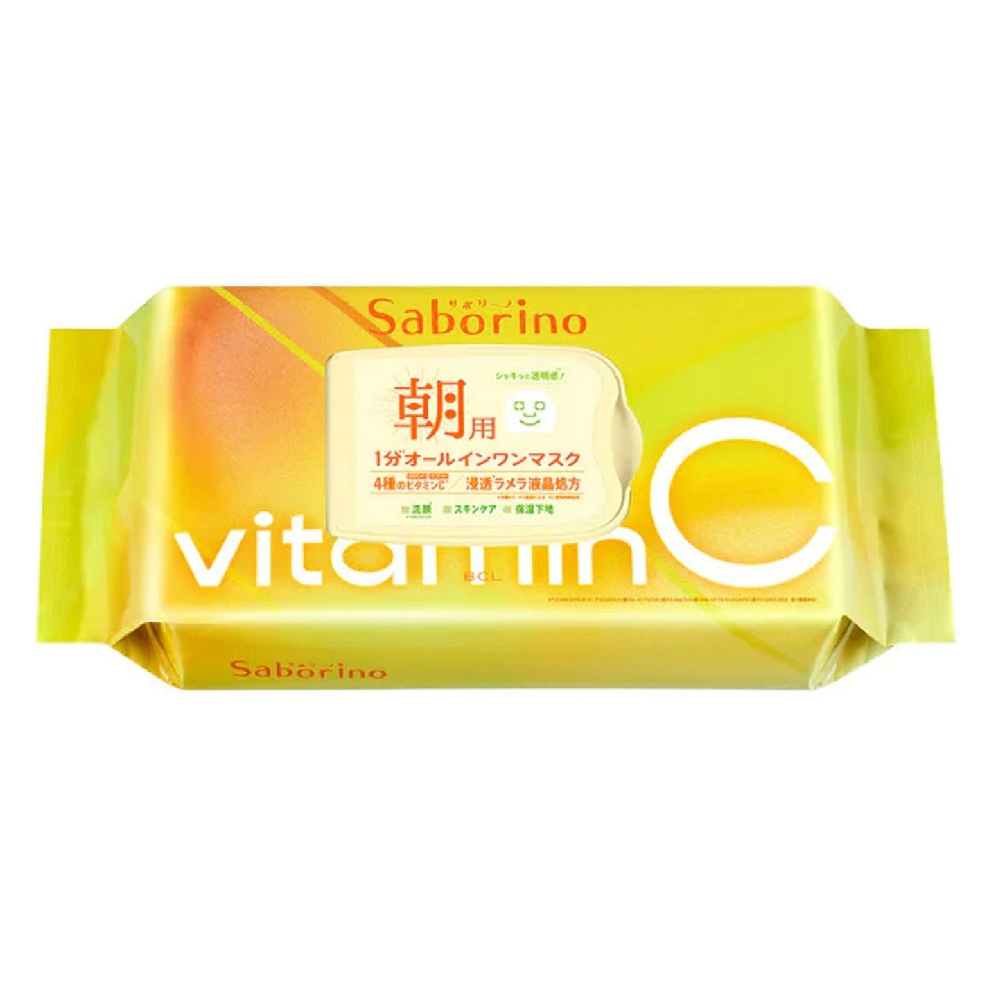 BCL Saborino Morning Facial Sheet Mask Vitamin C 30Pcs 1 phần
