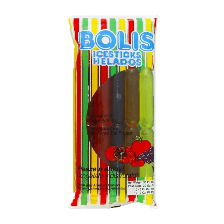 Bolis Ice Pops Asst Flavors 8 ct – Case – 24 Units 1 each