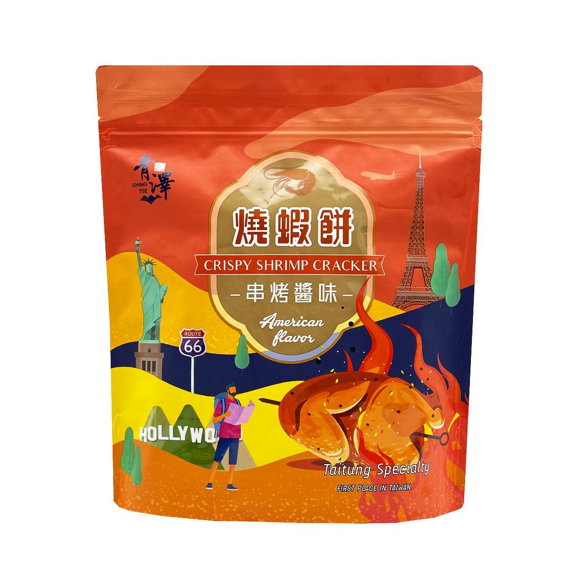 CHING TSE Crispy Shrimp Cracker (Flavor-BBQ) 100 g