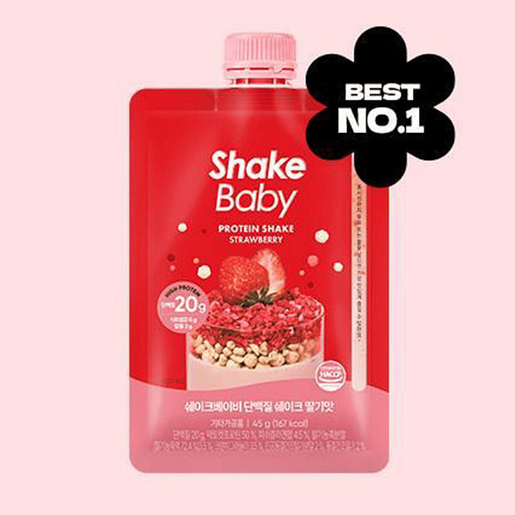 ShakeBaby Protein Shake: Strawberry Flavor