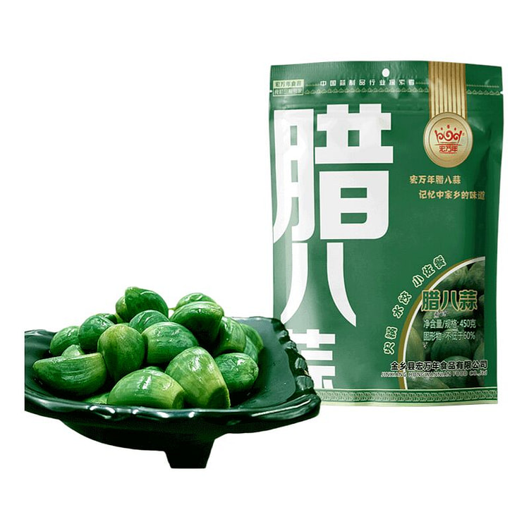 正宗山东腊八蒜糖醋蒜大蒜头腌制糖蒜450g*1袋 450 克