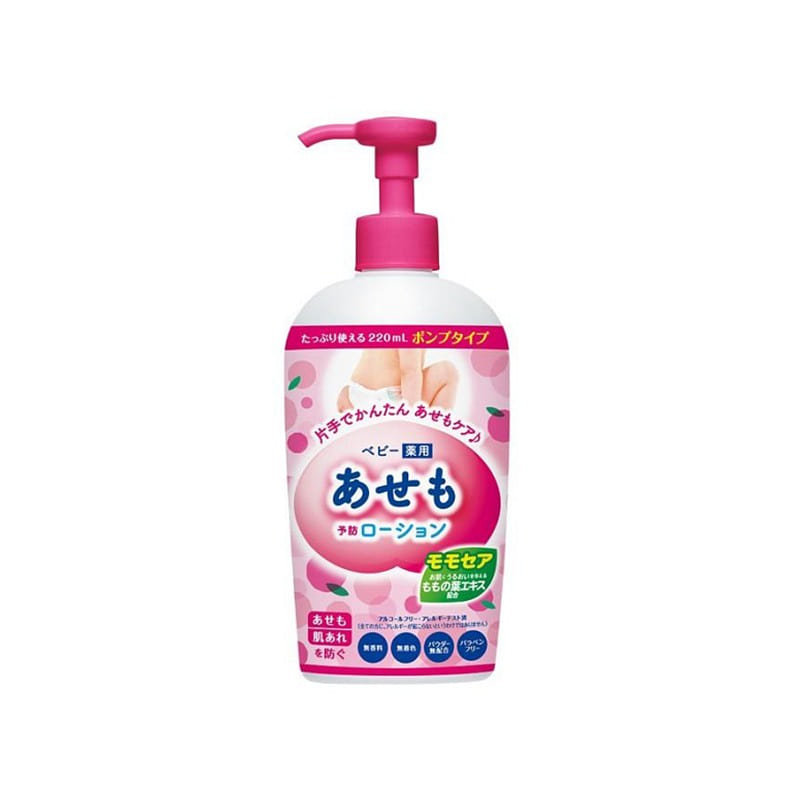 Tampei Pharmaceutical Momosea medicated prickly heat lotion pump 220ml 1 each