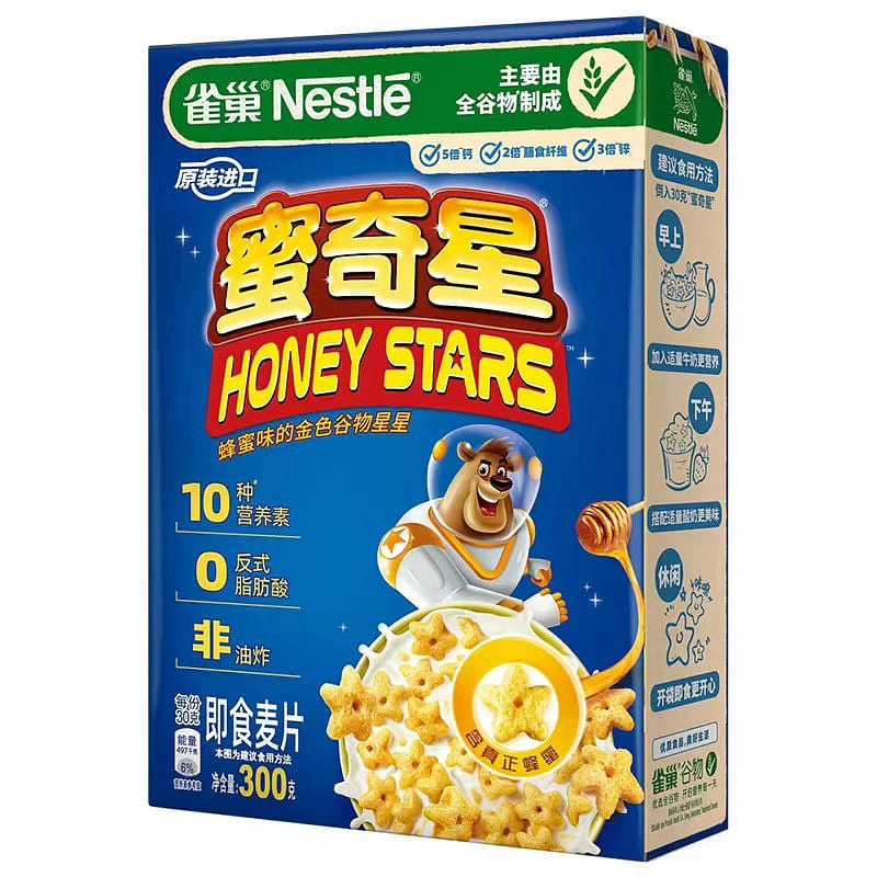 雀巢蜜奇星脆谷乐300g儿童营养全谷物早餐麦片冲饮 300 克