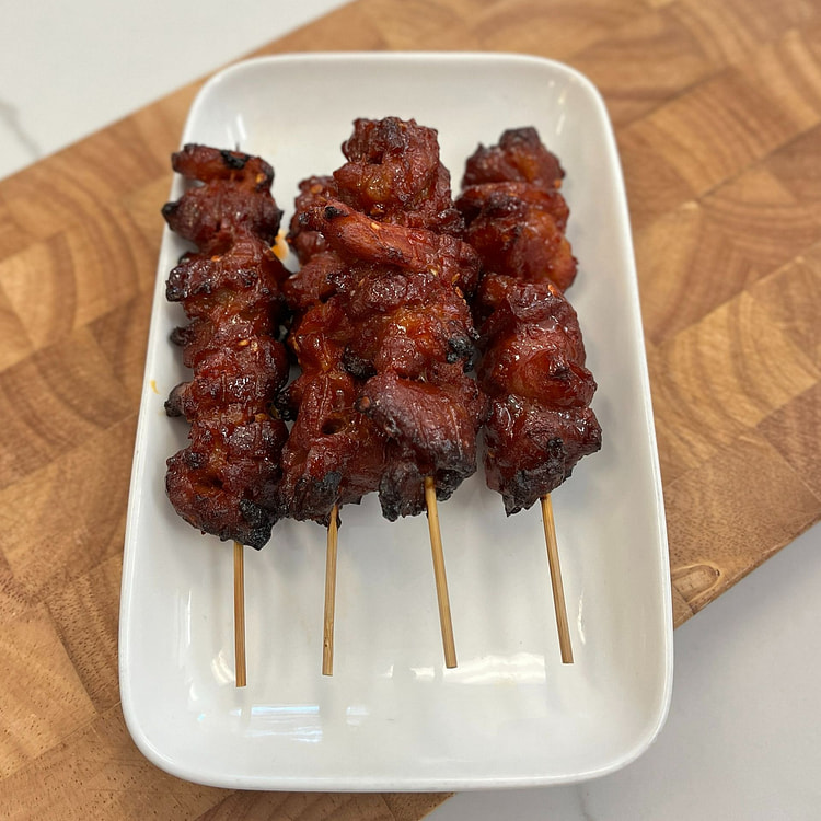 Korean Spicy Pork BBQ Skewers 4pcs 1 each