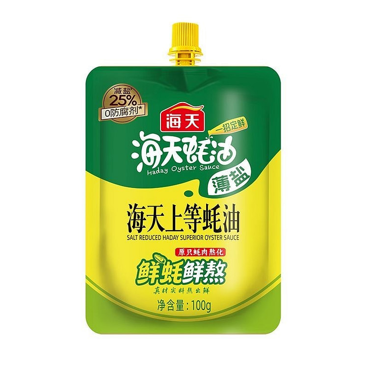 Thin salt premium oyster sauce 100 g