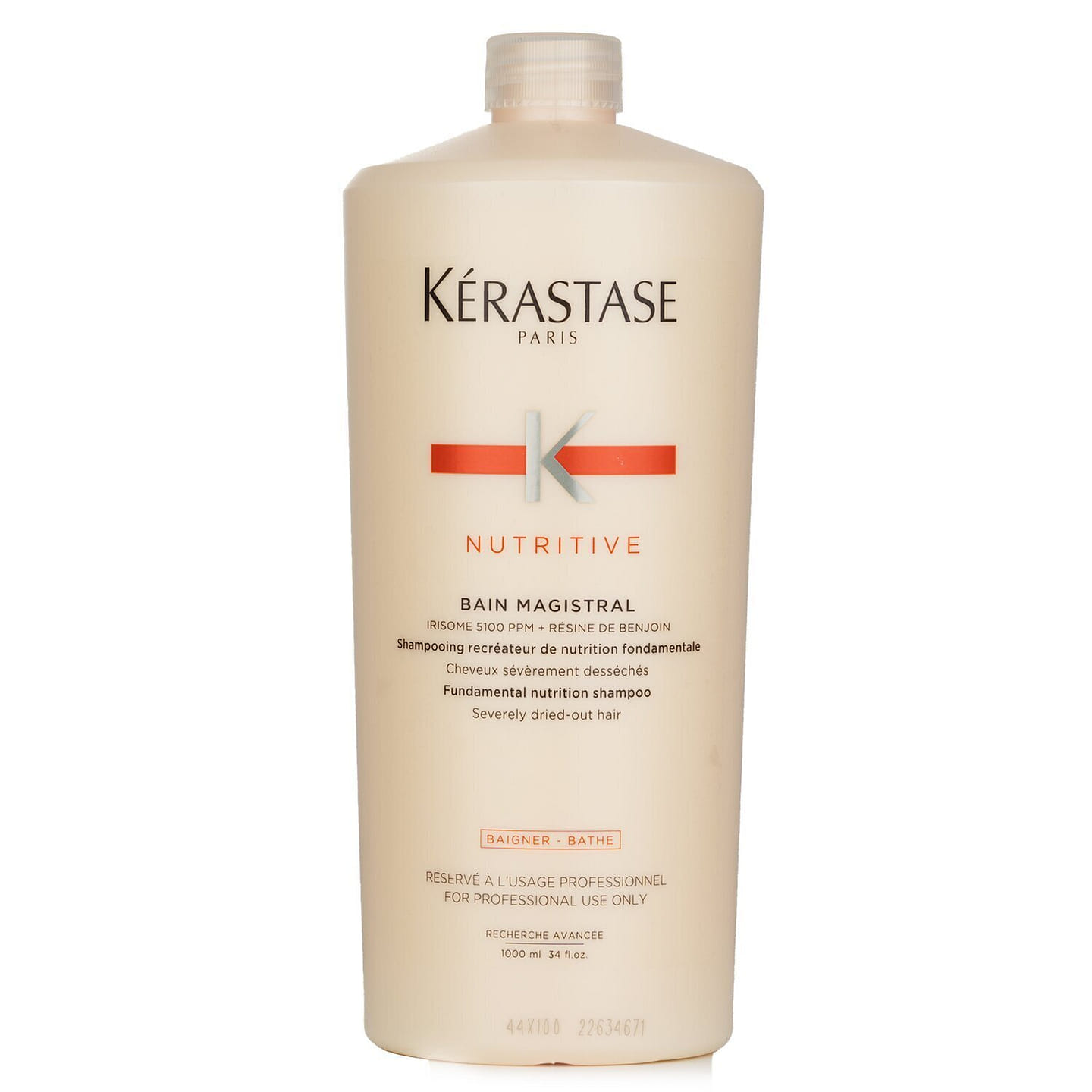 Kerastase Nutritive Bain Magistral Fundamental Nutrition Shampoo (Severely Dried-Out Hair) 1000ml/33.8oz 1000 ml