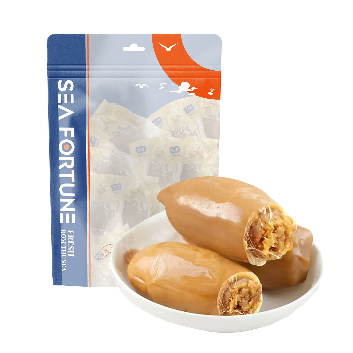 Sea Fortune Fish Roe Small Squid Original Flavor Seafood Snack 250 g