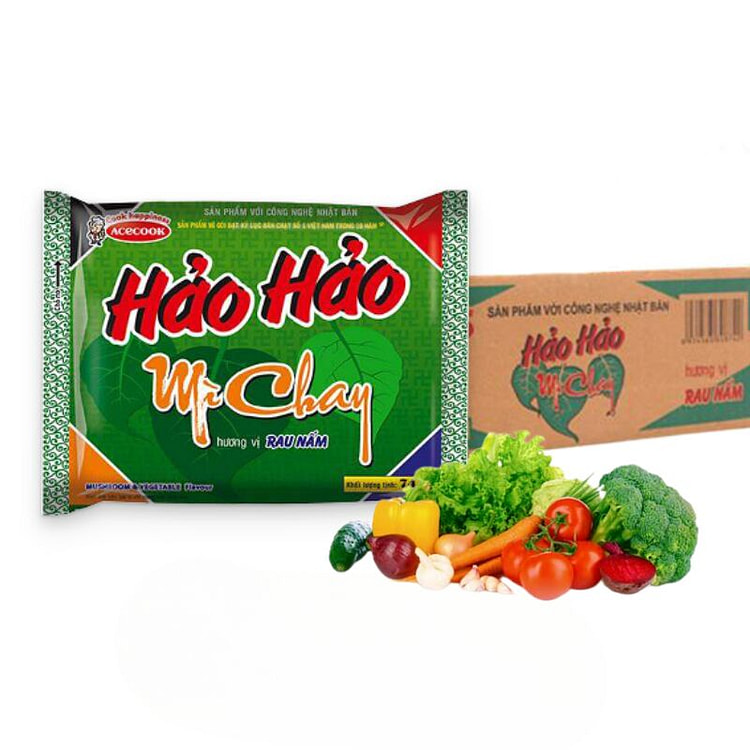 Acecook 好好 素食蘑菇蔬菜面 1箱