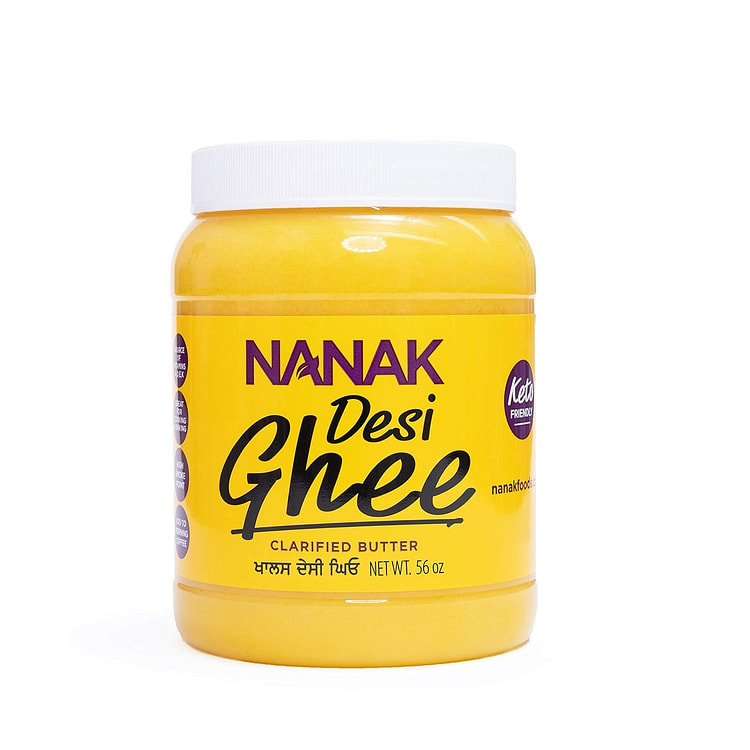 Nanak Pure Desi Ghee, Clarified Butter, 56-Ounce