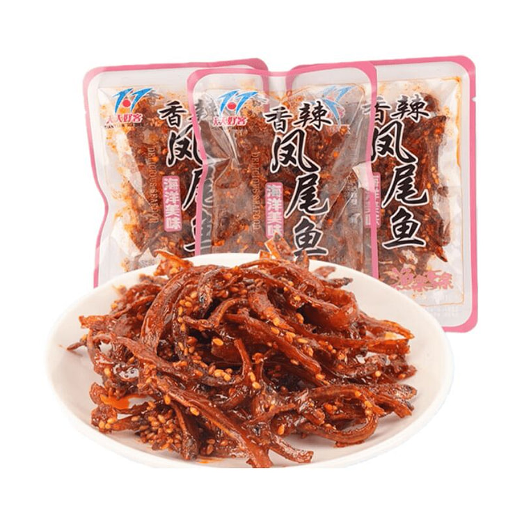 天天好客香辣凤尾鱼200克 200 克