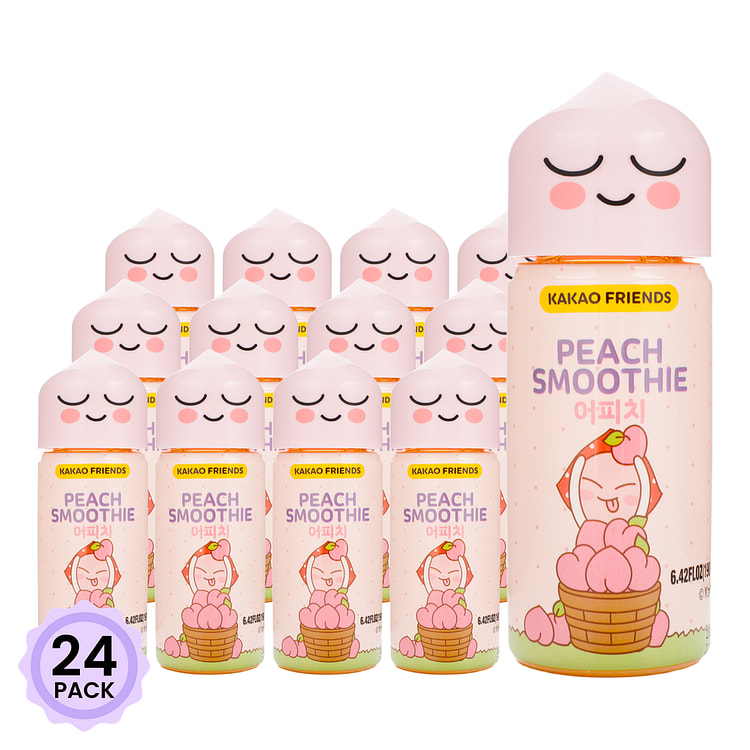 KAKAO Friends Peach Smoothie 6.42 fl.oz*24 pack