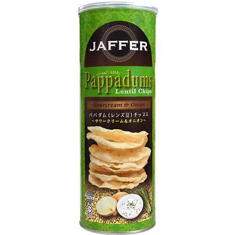Ja'far Papadum Chips Sour Cream & Onion 60g 1 each