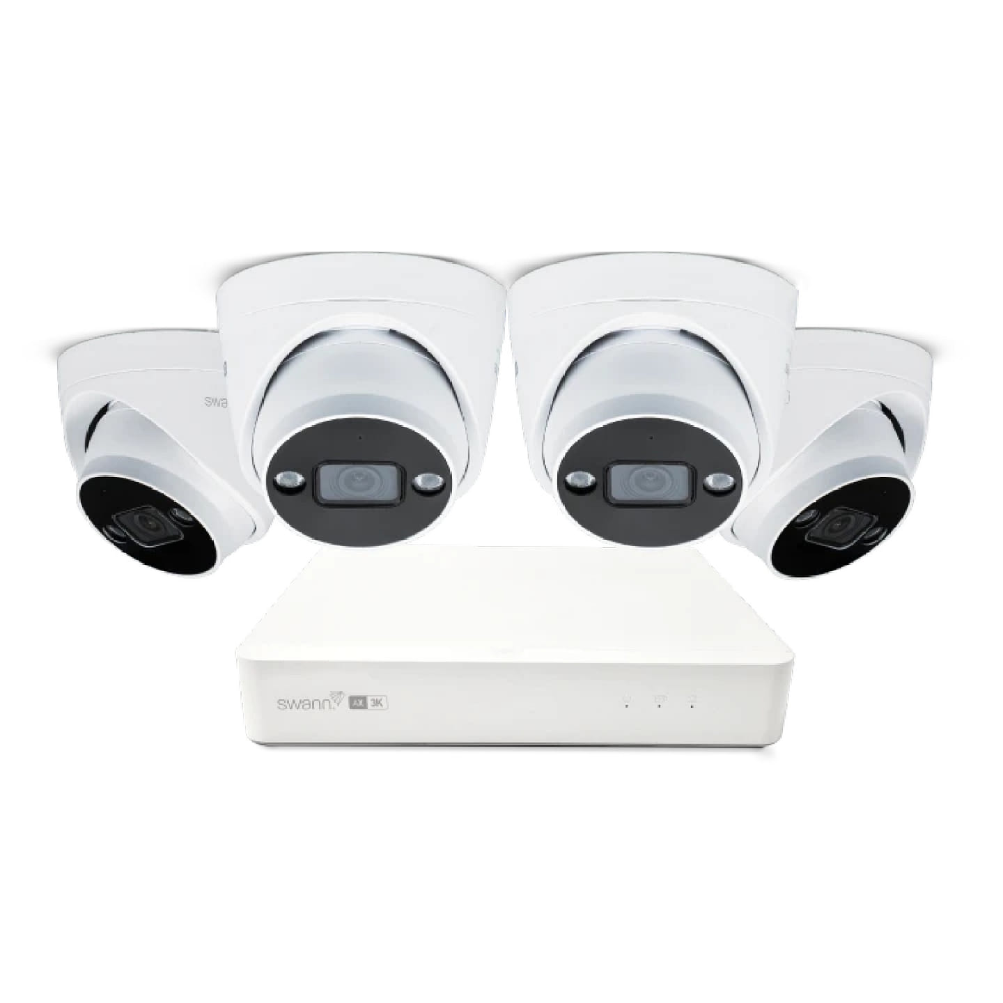 Swann 4x Security Camera NVR / 1TB – AdvancedX 5MP 4 each