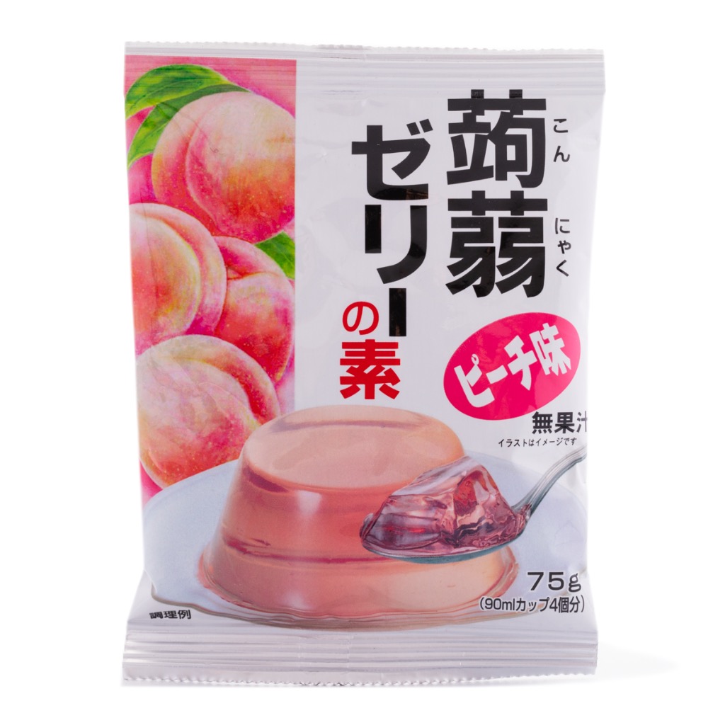 大島食品 蒟蒻ゼリーの素 ピーチ味 - Weee!