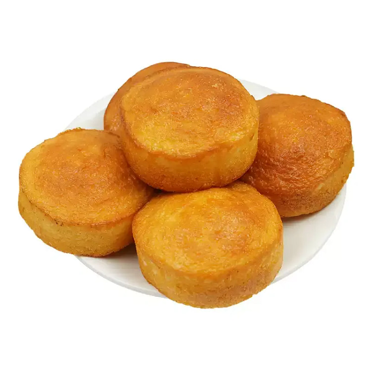 Old-fashioned sponge cake with 10 trough cakes. 1 box