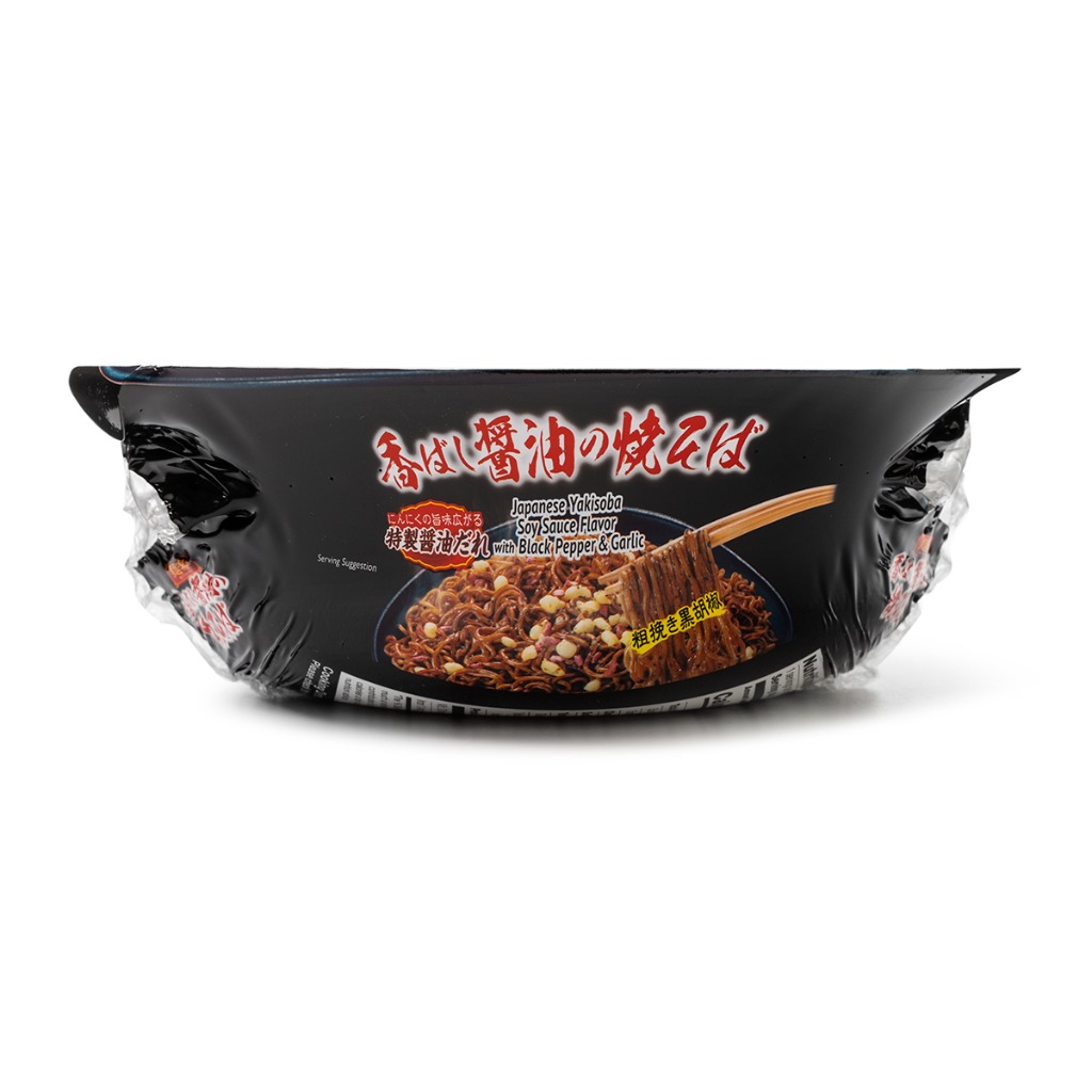 焼きそば … 麺楽 香ばし醤油の焼きそば 特製醤油だれ - Weee!
