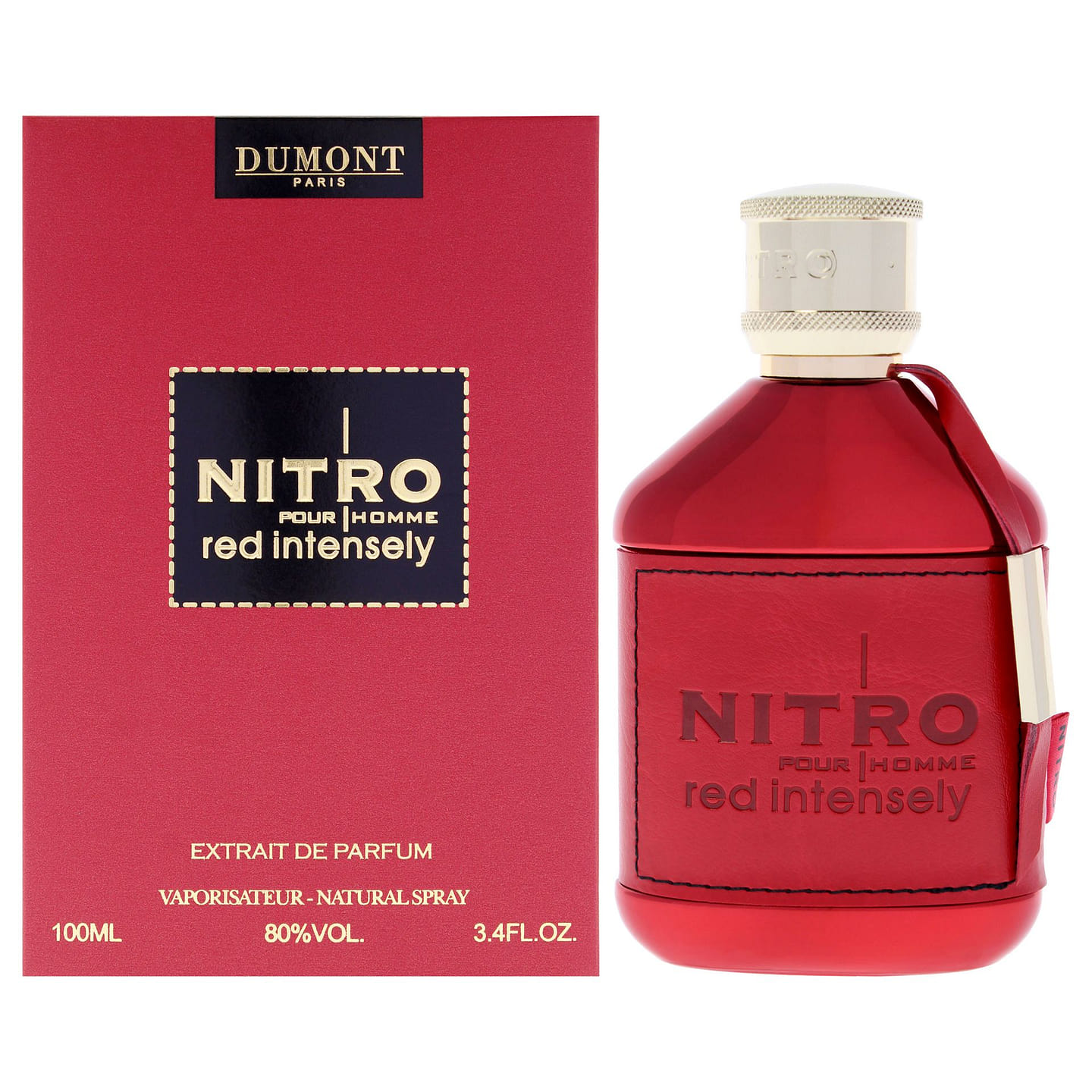 Nitro Red Intensely by Dumont for Men – 3.4 oz 3.4 oz