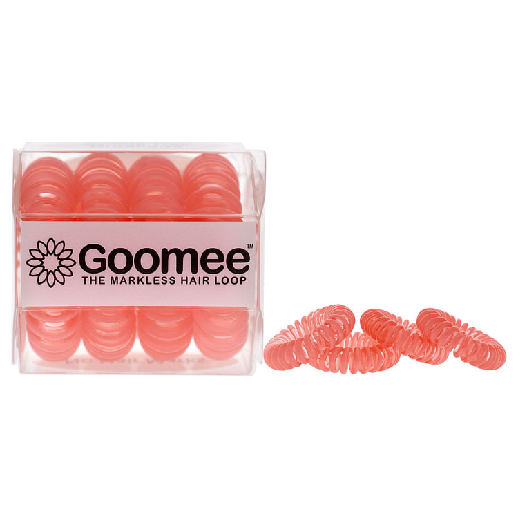無痕髮環套裝 - Goomee 女式 Huntington Peach - 4 件套髮帶