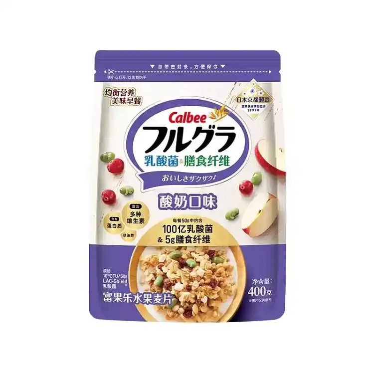 卡乐比水果坚果燕麦冲饮营养早餐乳酸菌风味400g