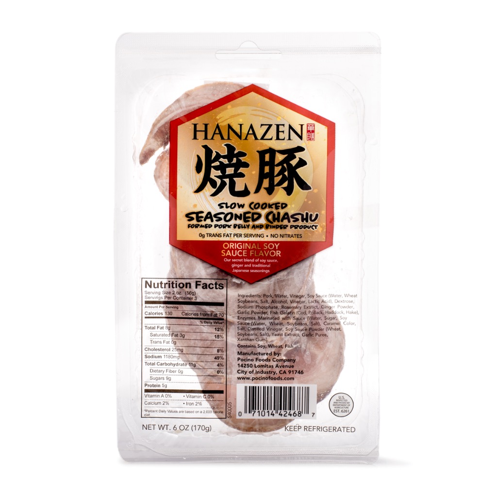 Get Hanazen Cooked Seasoned Chashu Pork Belly for Ramen Delivered