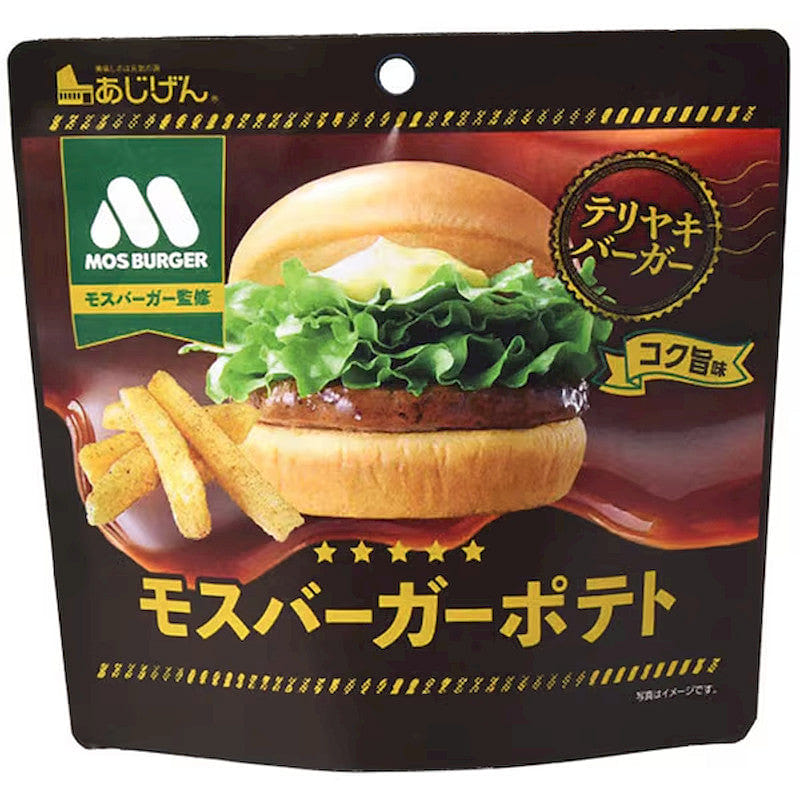 Ajigen Mos Burger Potato, Teriyaki Rich Umami 50g 1 each