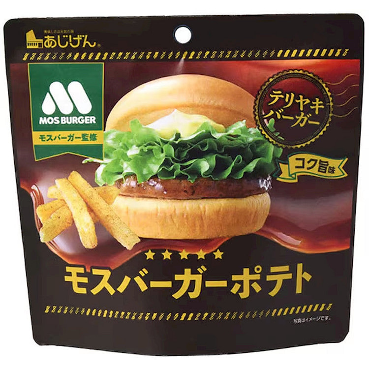 Ajigen Mos Burger Potato, Teriyaki Rich Umami 50g 1 each