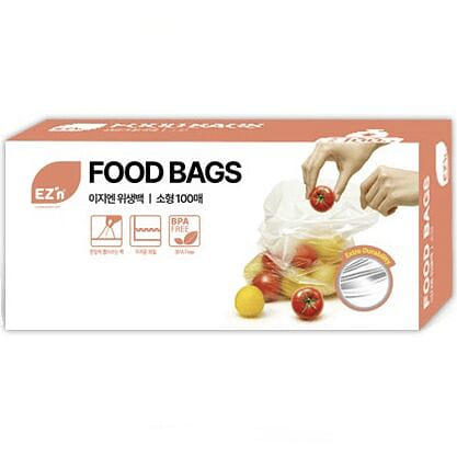 [EZ’n] Food Bags 17cm x 25cm 100 sheets – S 1 each