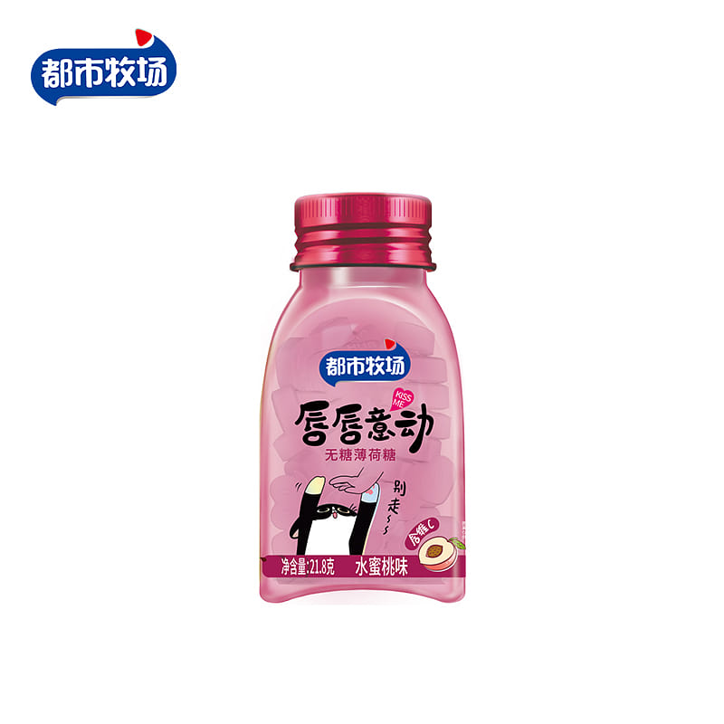 Kissing Molasses Peach Flavor 21.8g * 1 Bottle 21.8 g