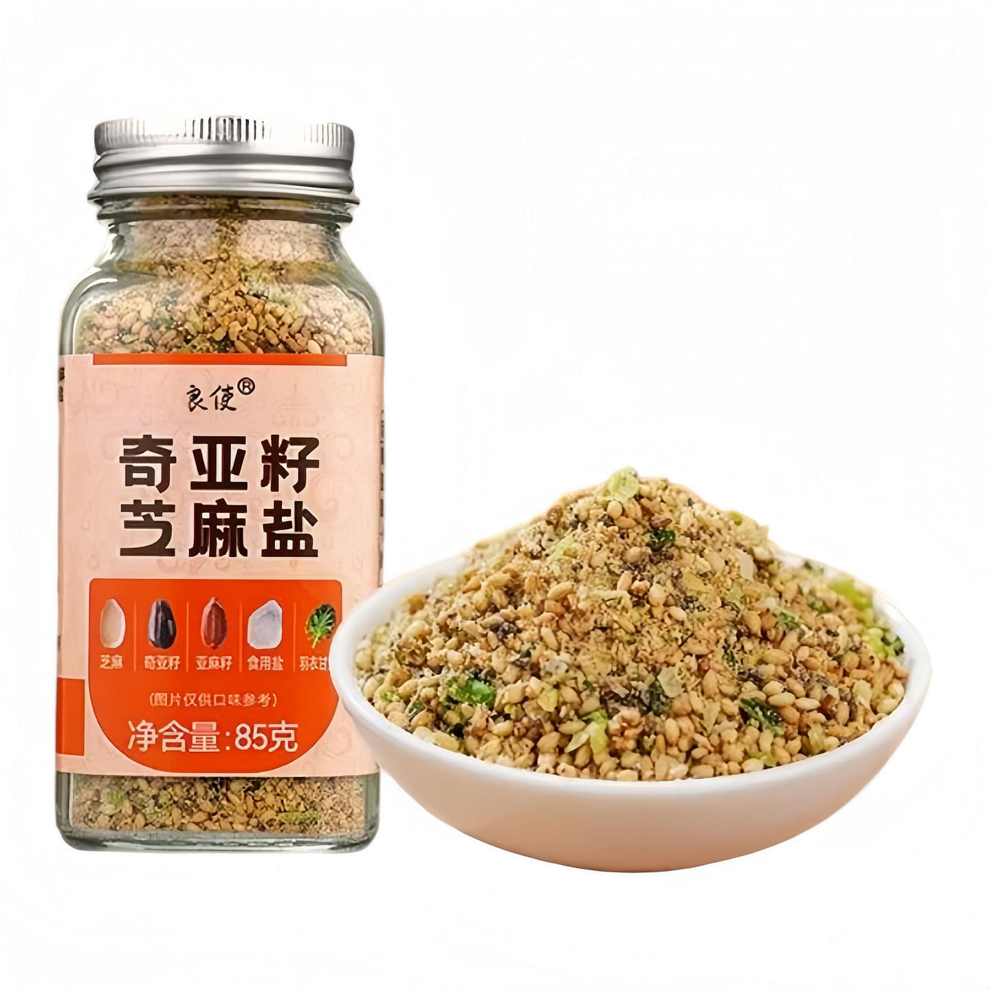 Liang Shi Chia Seed & Sesame Salt 85g Salad 85 g