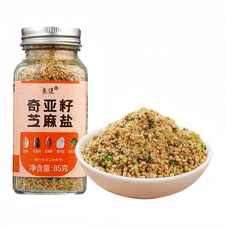 良使 奇亚籽芝麻盐沙拉凉拌水煮菜  85g*1瓶 85 克