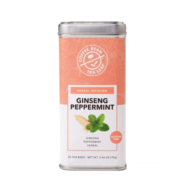 韓國直郵 Coffee Bean - 茶包罐裝(70克)人蔘薄荷 70 克