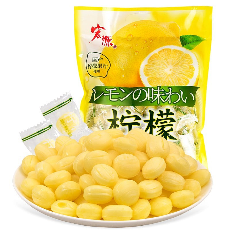 Hongyuan Honey lemon juice hard candy 500 그램