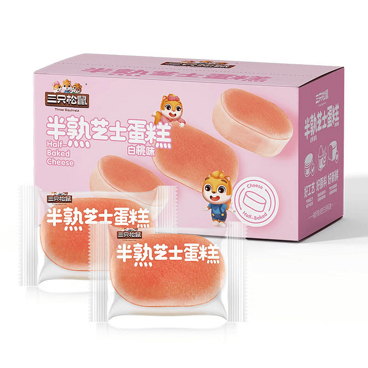 Three Squirrels White Peach Cheesecake (400g) 400 g